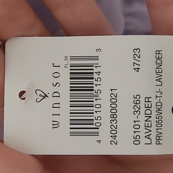 NWT Windsor Swiss Dot Chiffon Lavender Cut Out Babydoll Dress Women's Small - Picture 8 of 8